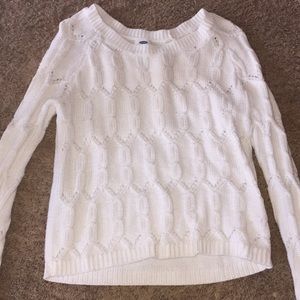Old navy white sweater
